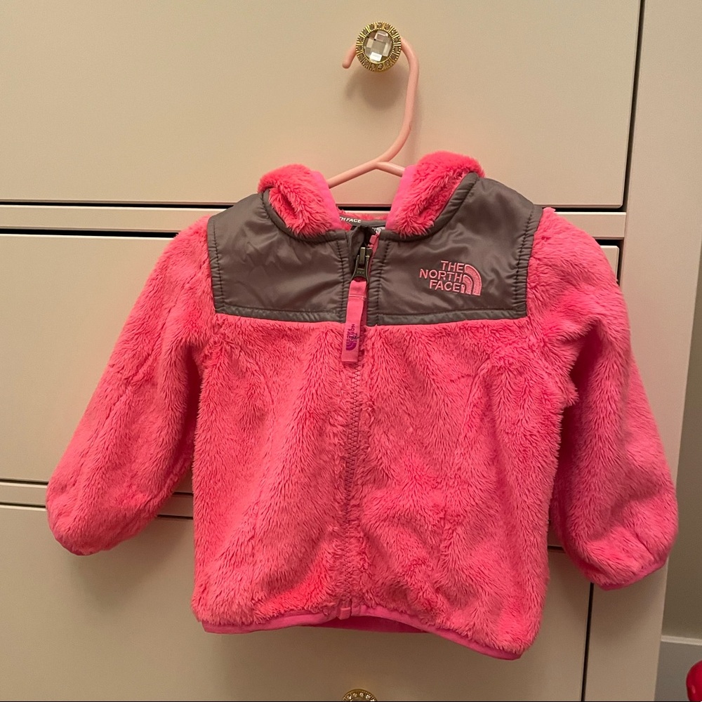 6-12 month Northface zip up with hoodie